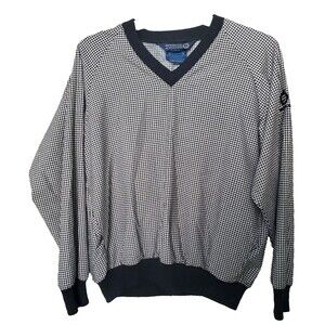 Sunderland of Scotland Women's Microfiber Herringbone Pullover Windbreaker Sz M